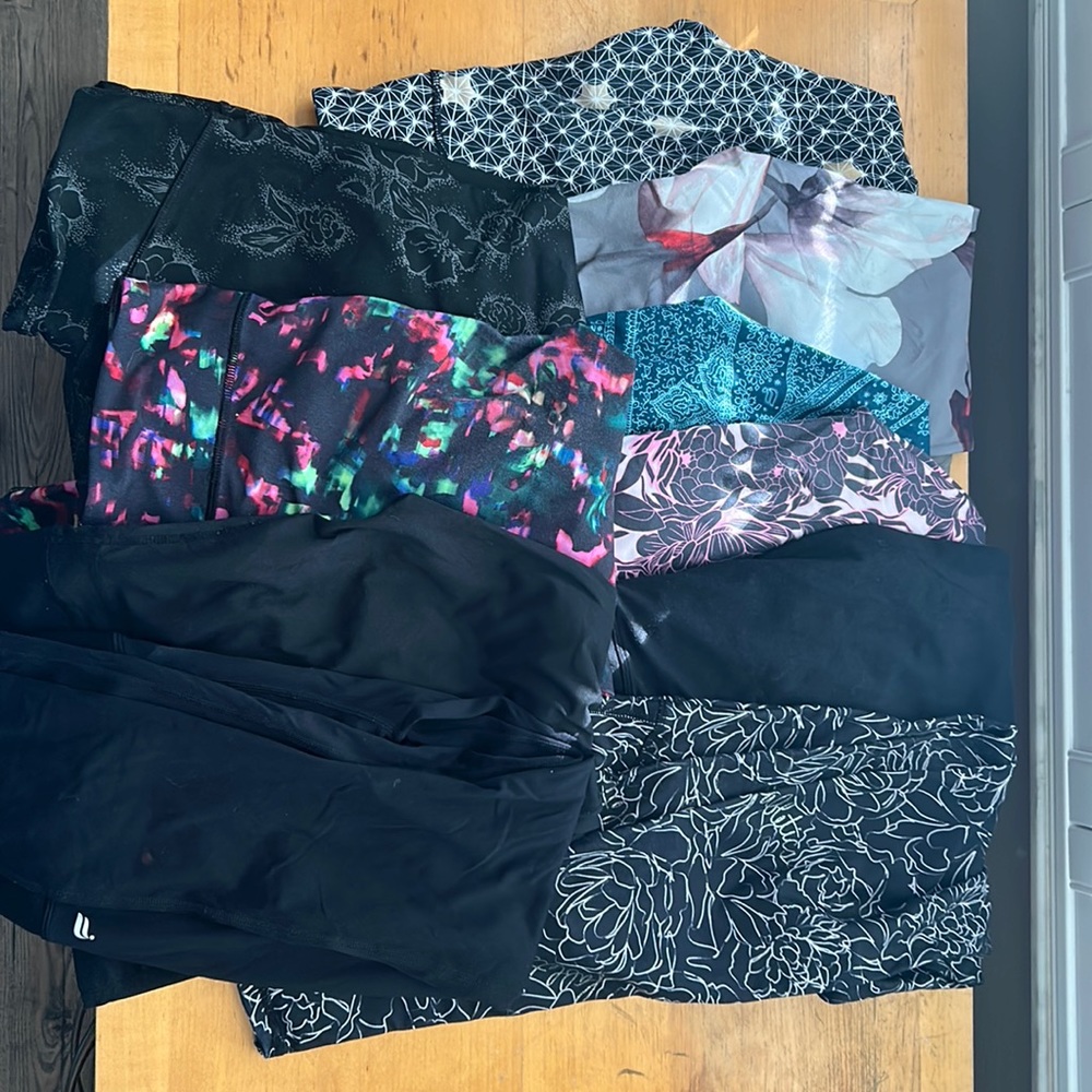 Fabletics 4 capris 6 leggings all size S